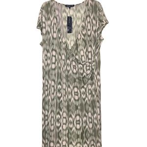 Patterned Green Dress